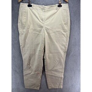 EUC‎ J.Jill Live-In Chino Tan 12 34x27 Women’s Pants